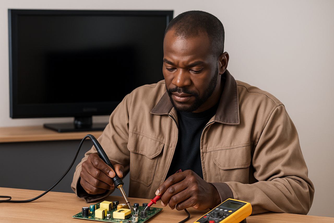 Réparation d'une alimentation de téléviseur