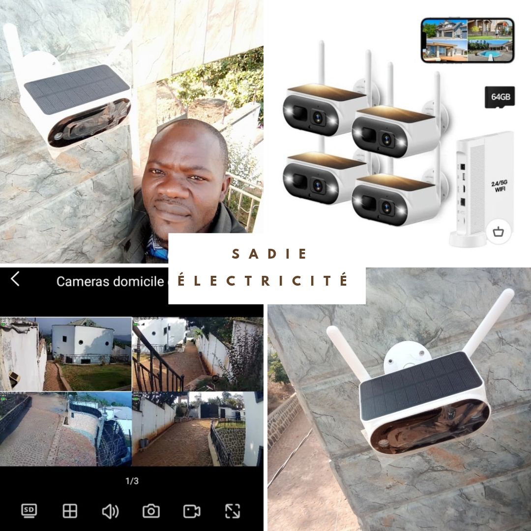 Installation de caméras de vidéosurveillance
